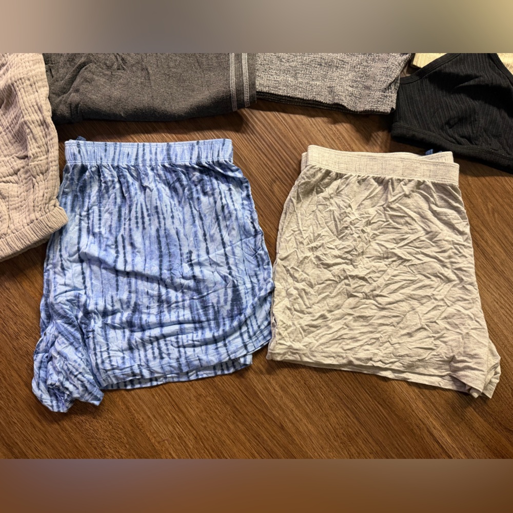 Colsie Women's Pajama and lounge wear Set - Blue, Cream, Gray - Picture 3 of 6